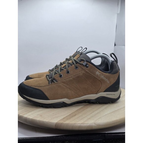 Columbia Women's Mount Carmel Low Waterproof Hiking Shoes, Brown Suede Size 9 - Picture 1 of 9
